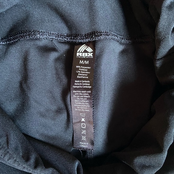 Black RBX leggings with transparent patches - Picture 5 of 5